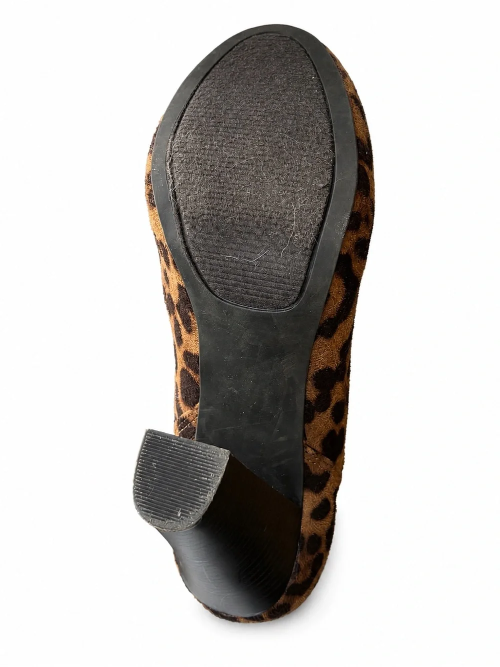 Madden Girl Zelouss Leopard Ankle Boots Women’s 6M Block Heel Chelsea Booties